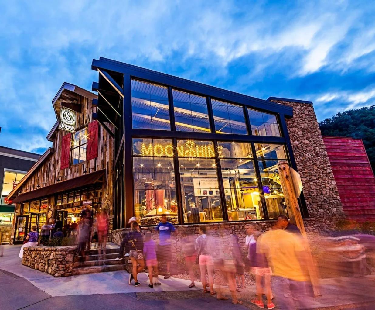 Movie Theater Hot Tub View Mountain Escape Villa แกตลิงเบิร์ก ภายนอก รูปภาพ